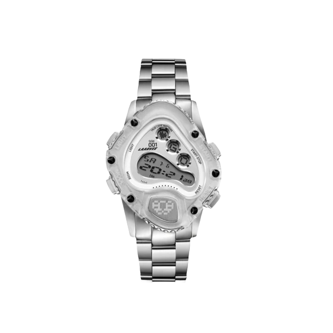 라르비 SGK001 트랜슬루센트 베젤 화이트 다이얼(Laarvee SGK001 Translucent Bezel White Dial)