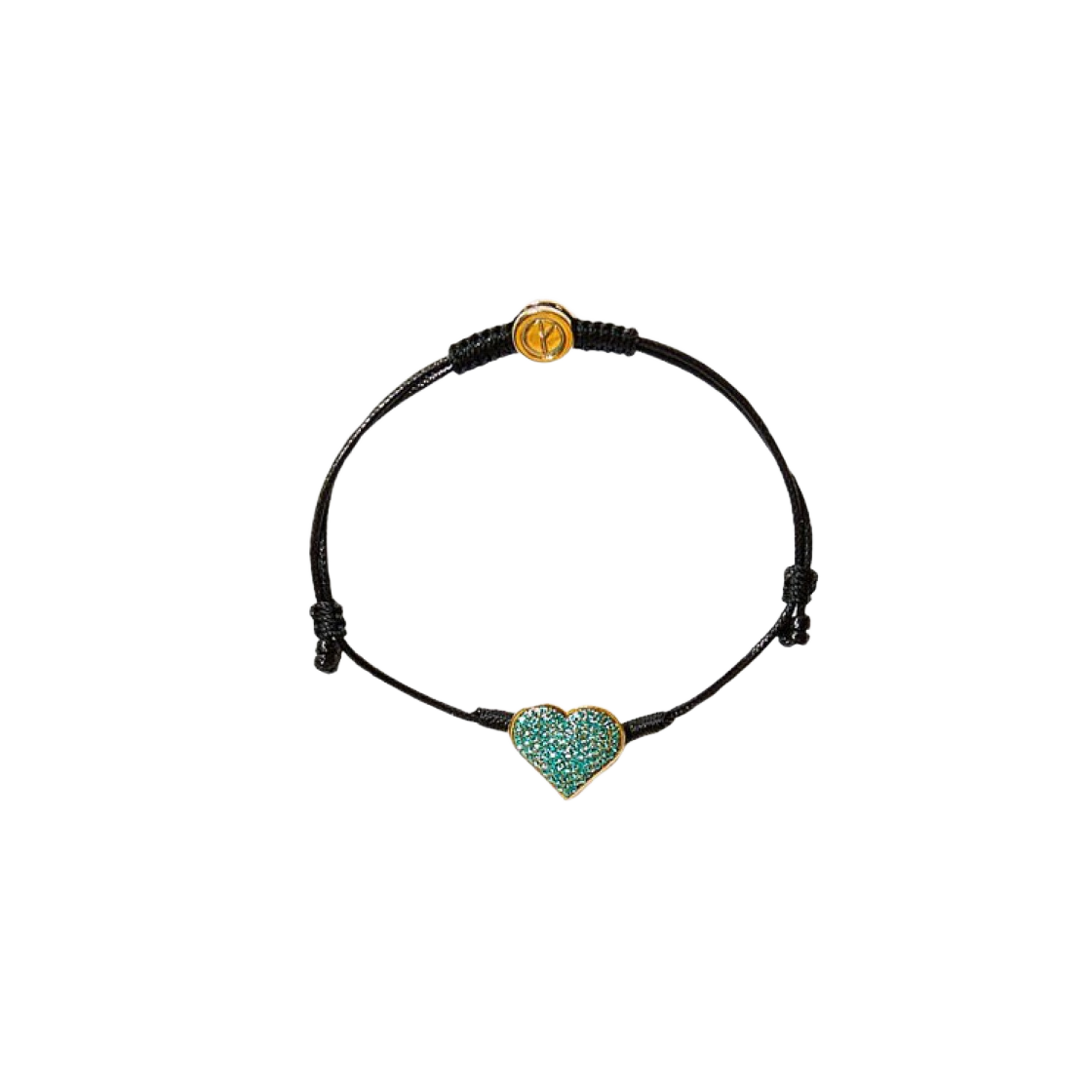 【Peaceminusone】 Heart String Bracelet #1 Mint 피스마이너스원 하트 스트링 브레이슬릿 #1 핑크