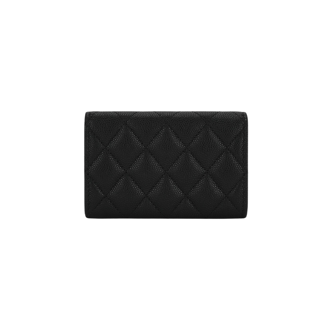 【人気/関税/送料込み】 Chanel Flap Card Holder Grained Shiny Classic zipped card holder - Grained shiny calfskin & gold
