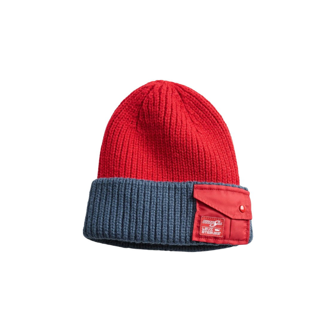리바이스 x 건담 시드 유틸리티 비니 프리덤 레드 키라 블루(Levi's x Gundam Seed Utility Beanie Freedom Red Kira Blue)