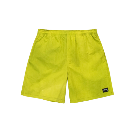 Stussy Wave Dye Nylon Shorts Slime