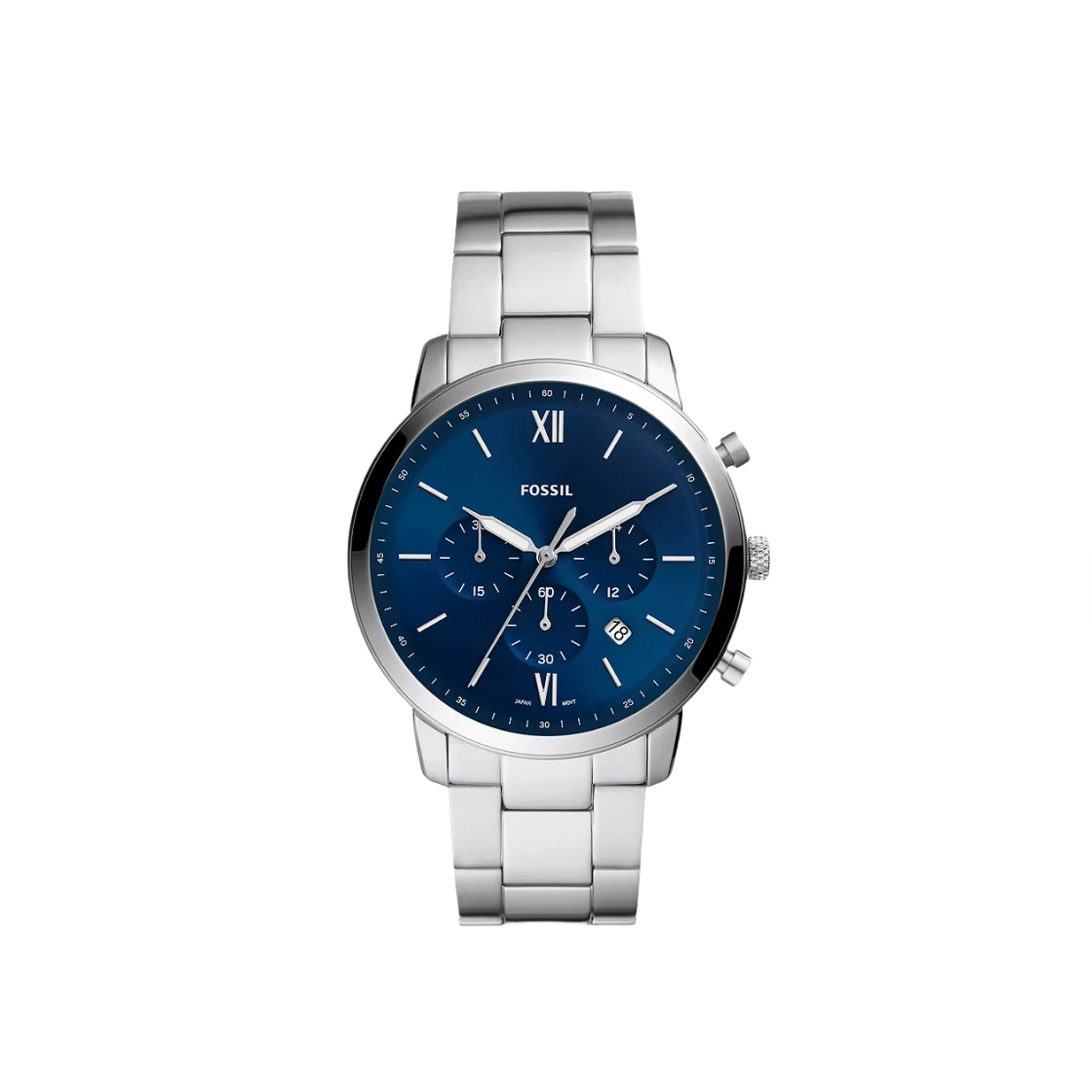 FS5792 Fossil Neutra Chronograph 44mm Stainless Steel Blue Silver