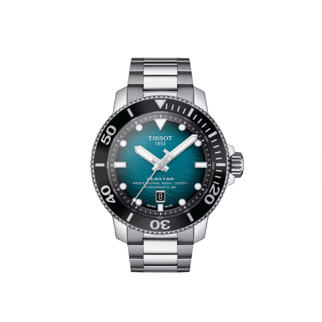 티쏘 씨스타 2000 프로페셔널 파워매틱 80 46mm 스틸 그레이드 블루 블랙(Tissot Seastar 2000 Professional Powermatic 80 46mm Steel Graded Blue Black) - 1