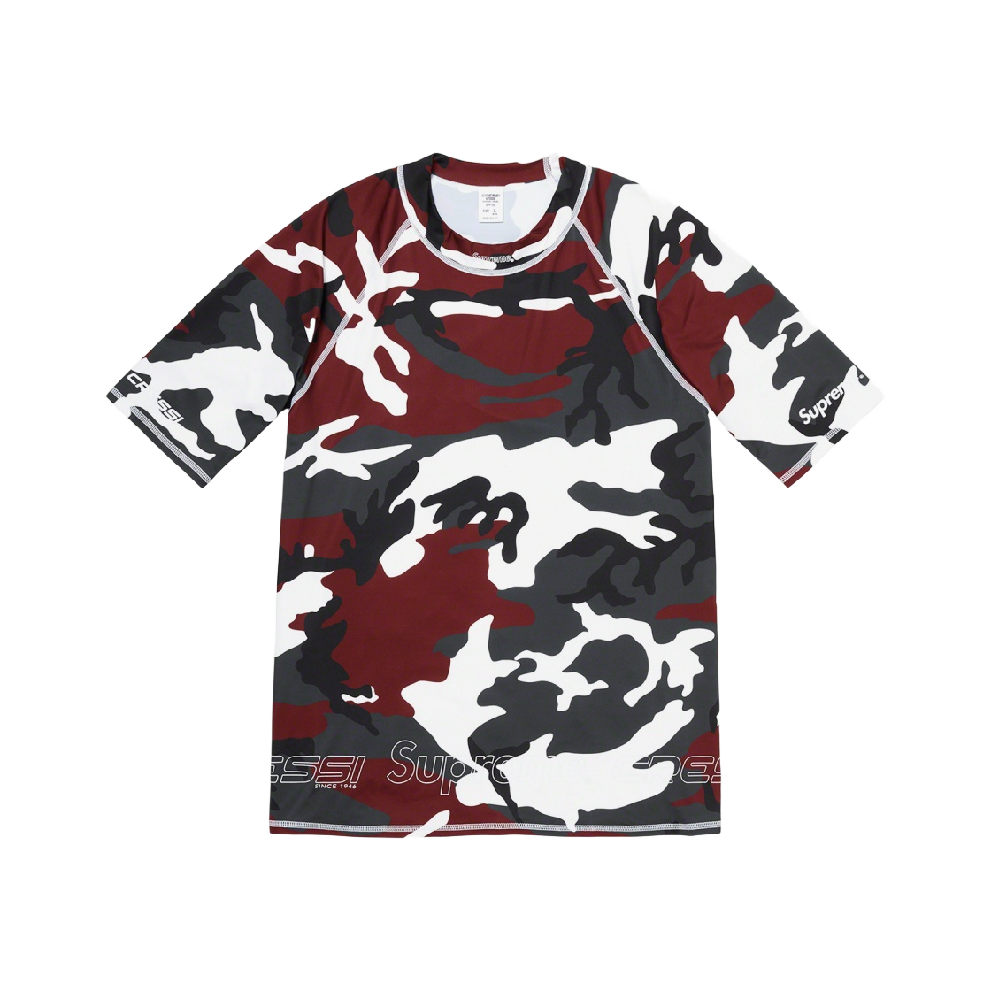 슈프림 x 크레시 래쉬가드 레드 카모 - 21SS(Supreme x Cressi Rash Guard Red Camo - 21SS) - 1
