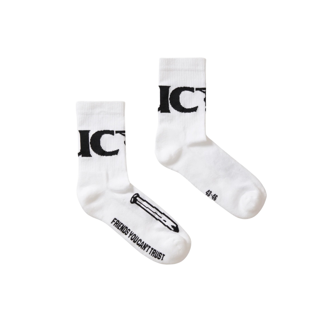 - Fuct Crucifixion Socks White - 24SS