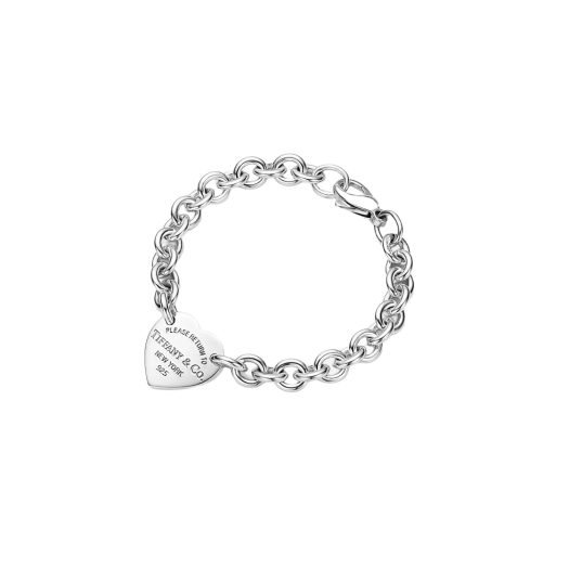 Tiffany & Co. Return To Tiffany Heart Tag Bracelet Large Sterling Silver
