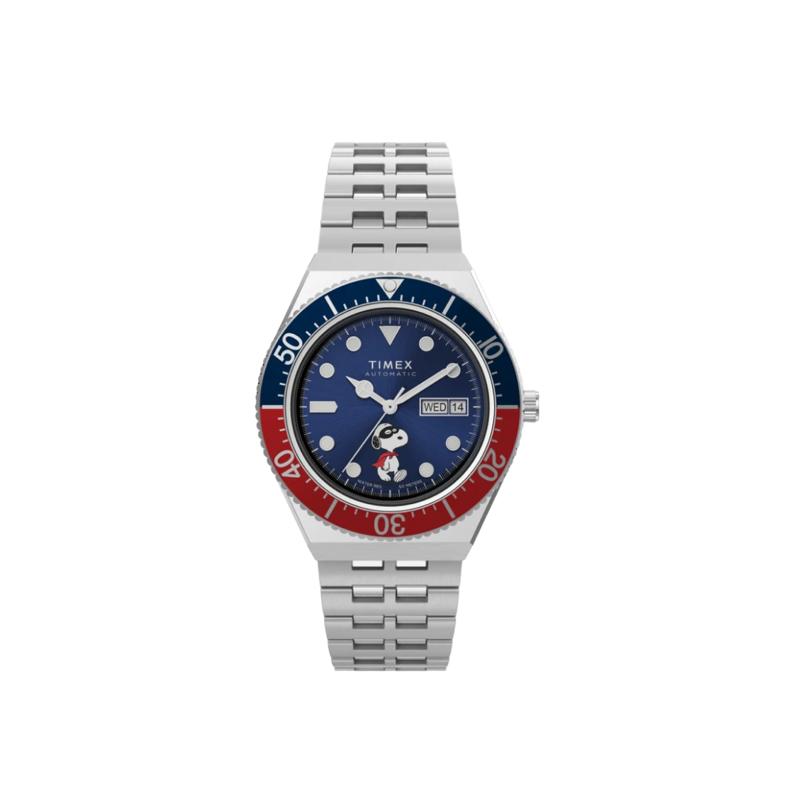 TW2W47500 Timex x Peanuts M79 Automatic x 40mm Stainless Steel Bracelet Watch Stainless Steel