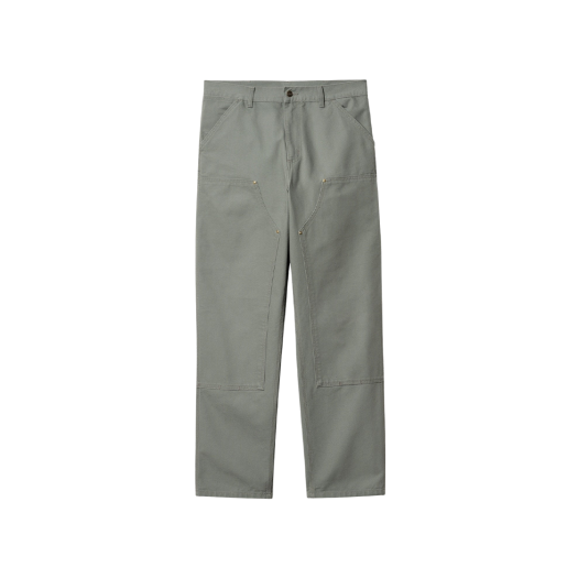 Carhartt WIP Dearborn Canvas Double Knee Pants Smoke Green Rinsed