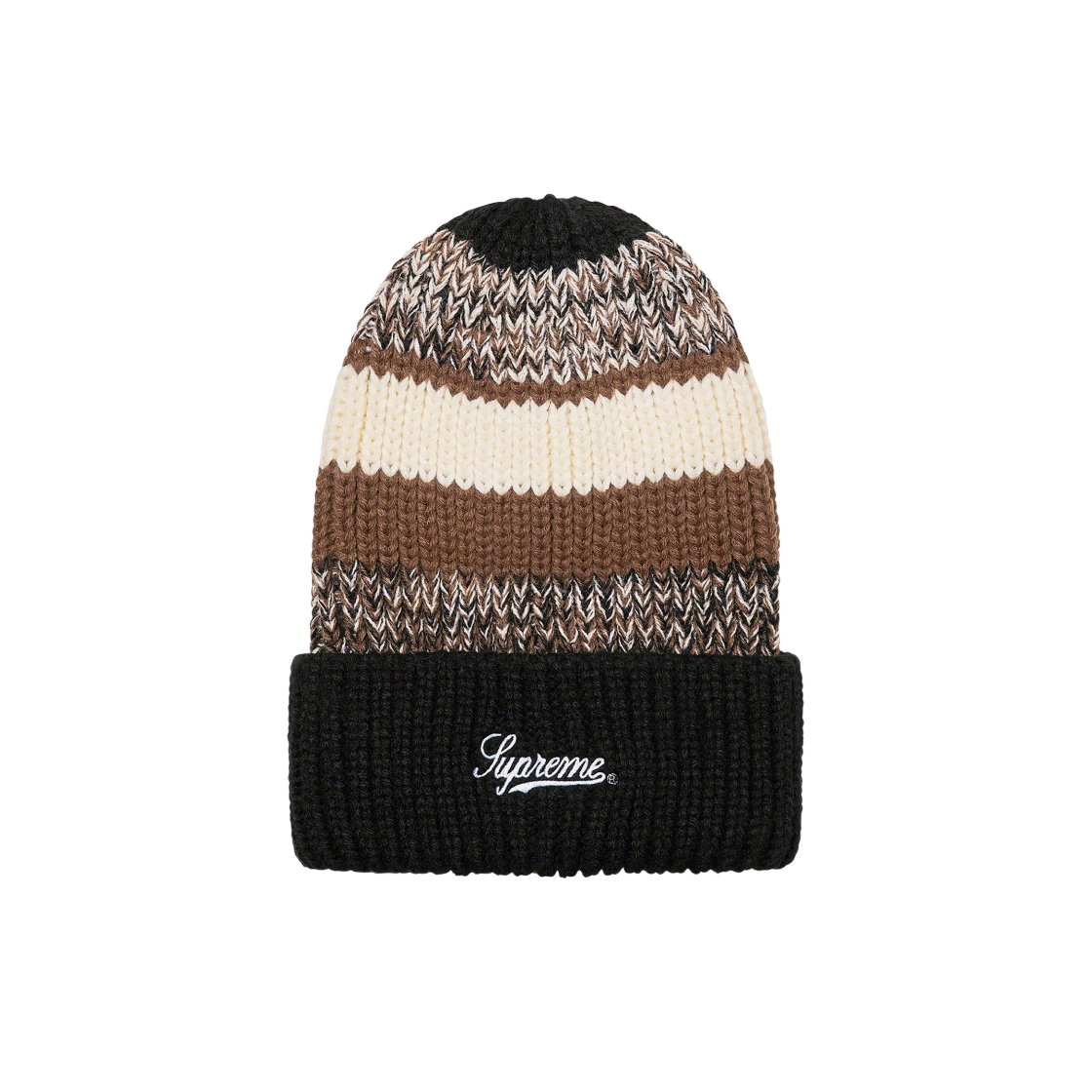 슈프림 믹스드 스트라이프 비니 블랙 - 21FW(Supreme Mixed Stripe Beanie Black - 21FW) - 1