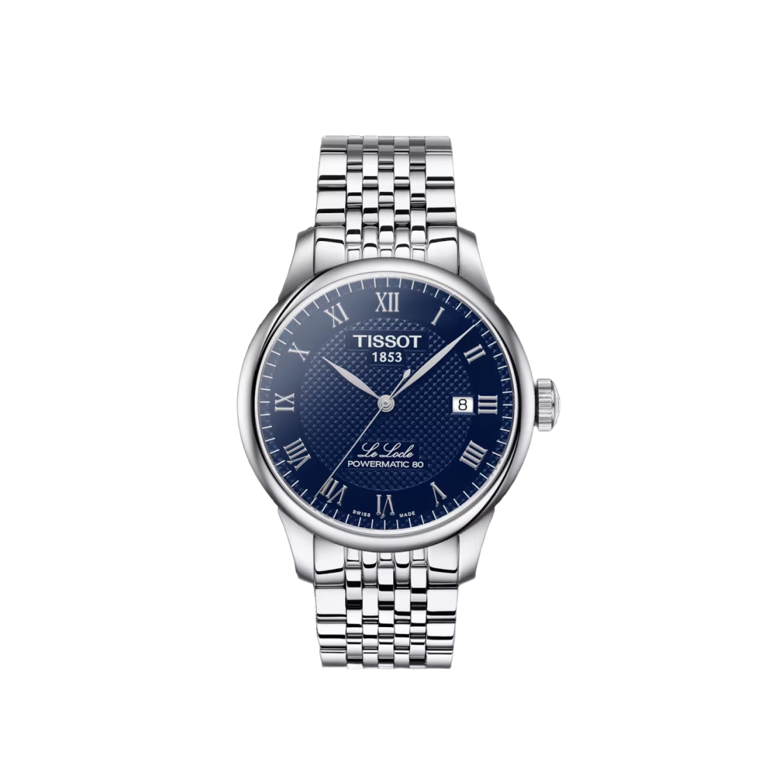 티쏘 르 로끌 파워매틱 80 39mm 스테인리스 스틸 블루(Tissot Le Locle Powermatic 80 39mm Stainless Steel Blue) - 1