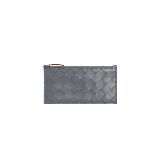 Bottega Veneta Long Zipped Card Case Thunder