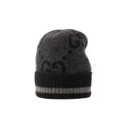 Gucci GG Knit Cashmere Hat Grey Black