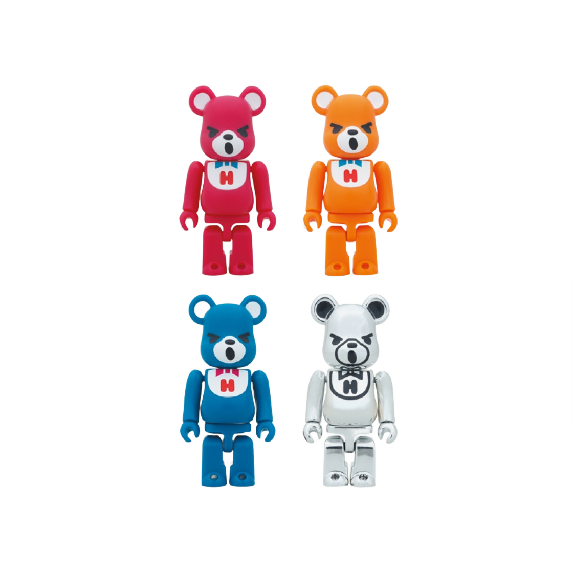 베어브릭 히스테릭 글래머 익스클루시브 히스테릭 베어 100% 세트(Bearbrick Hysteric Glamour Exclusive Hysteric Bear 100% Set)