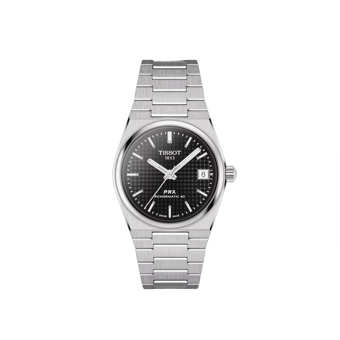 티쏘 PRX 파워매틱 80 35mm 스틸 블랙(Tissot PRX Powermatic 80 35mm Steel Black)