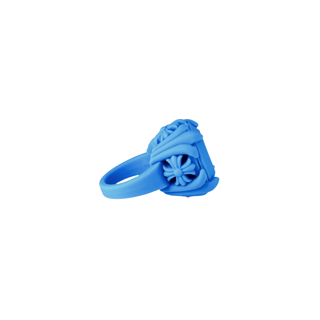 入手困難★送料無料【Chrome Hearts】Cock & Tail Ring Blue 크롬하츠 실리크롬 칵 & 테일 링 블루 - 2022/2023 | Chrome