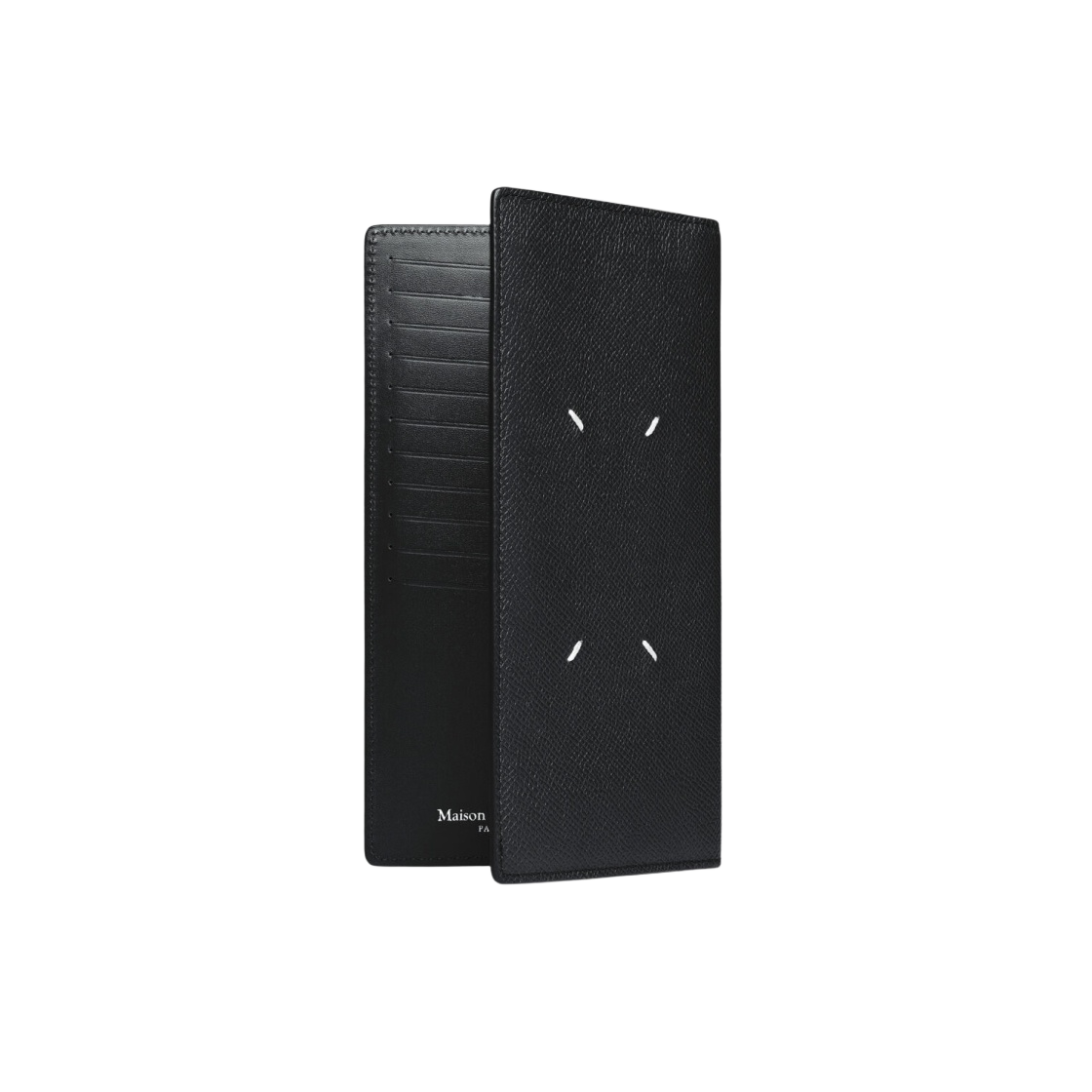 SA1UI0021P4745T8013 Maison Margiela Long Slim Wallet Black