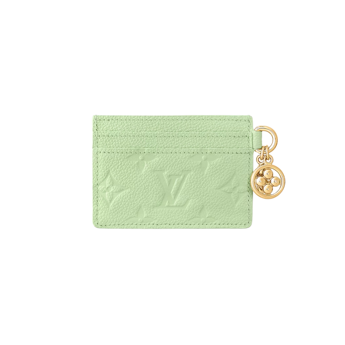 M83584 Louis Vuitton LV Charms Card Holder Monogram Empreinte Spring Green - #2