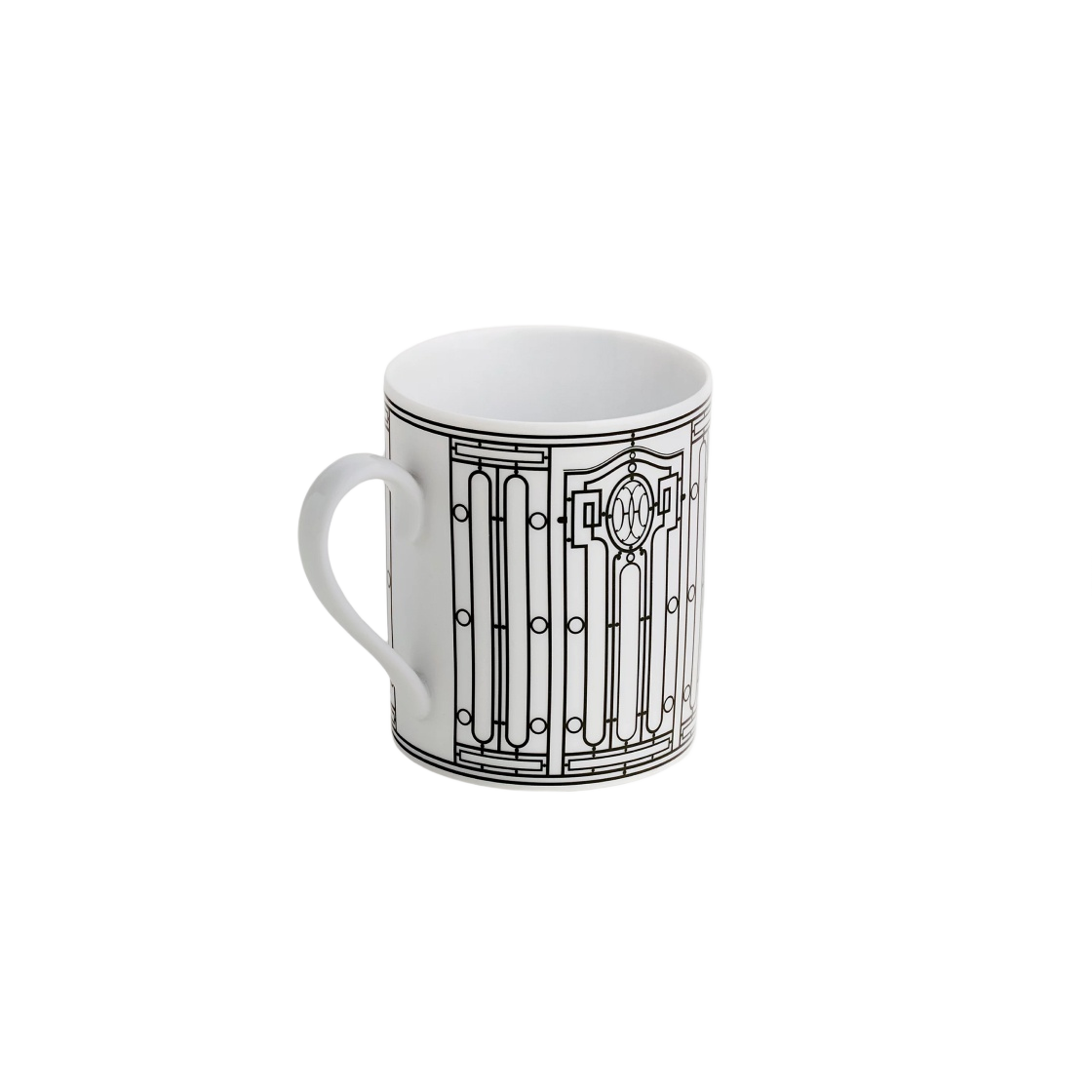 에르메스 H 데코 머그 넘버1 블랙 화이트(Hermes H Deco Mug n°1 Black White) - 2