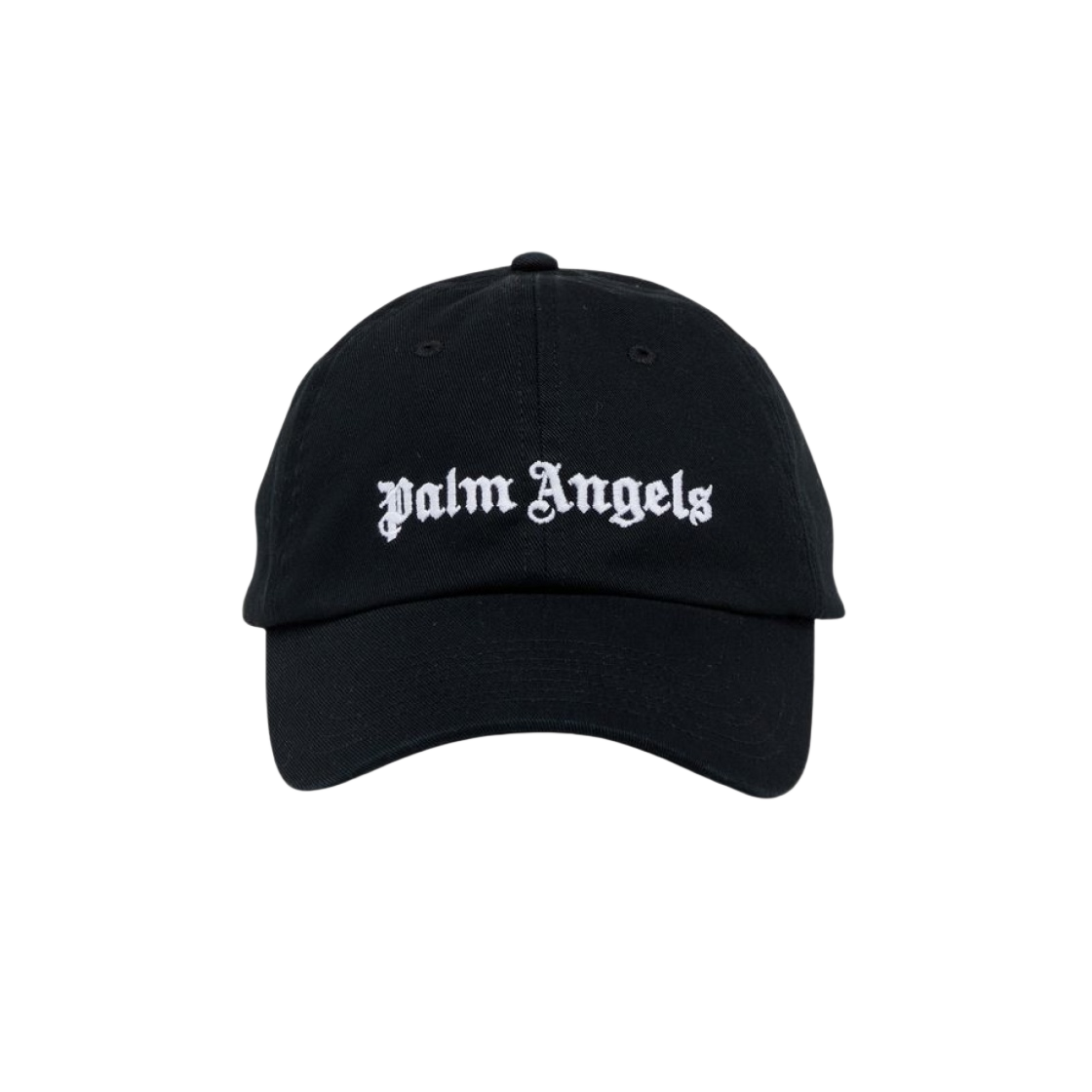 PMLB003C99FAB0011001 Palm Angels Black Logo Cap Black White