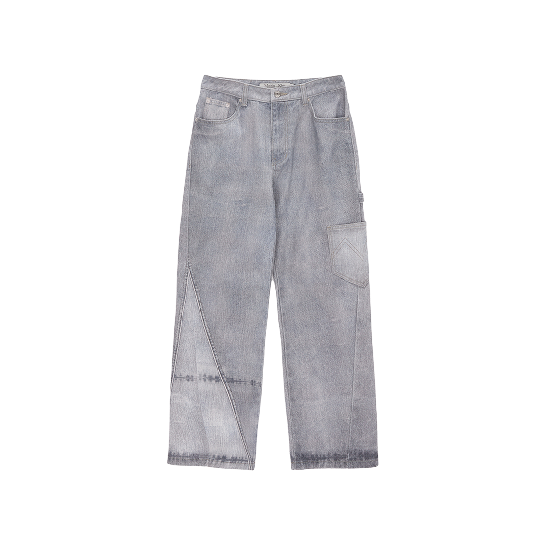 【MATIN KIM】VINTAGE GRAPHIC PRINTED DENIM PANTS W) Matin Kim Vintage Graphic Printed Denim Pants Brown | eBay