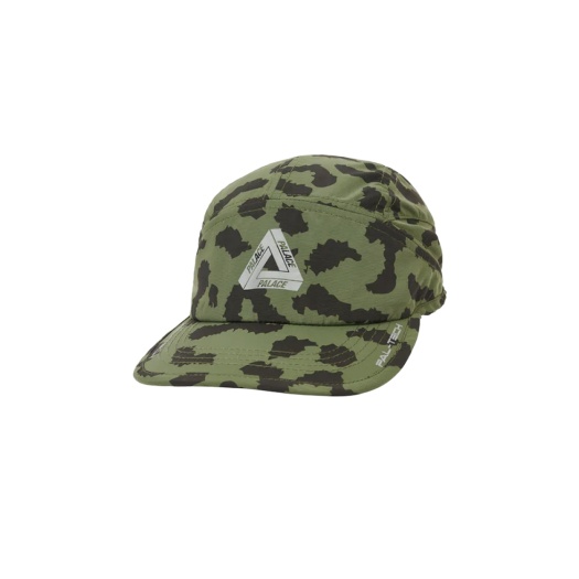 Palace M-Tech Shell Running Hat Olive Cheetah - 22FW