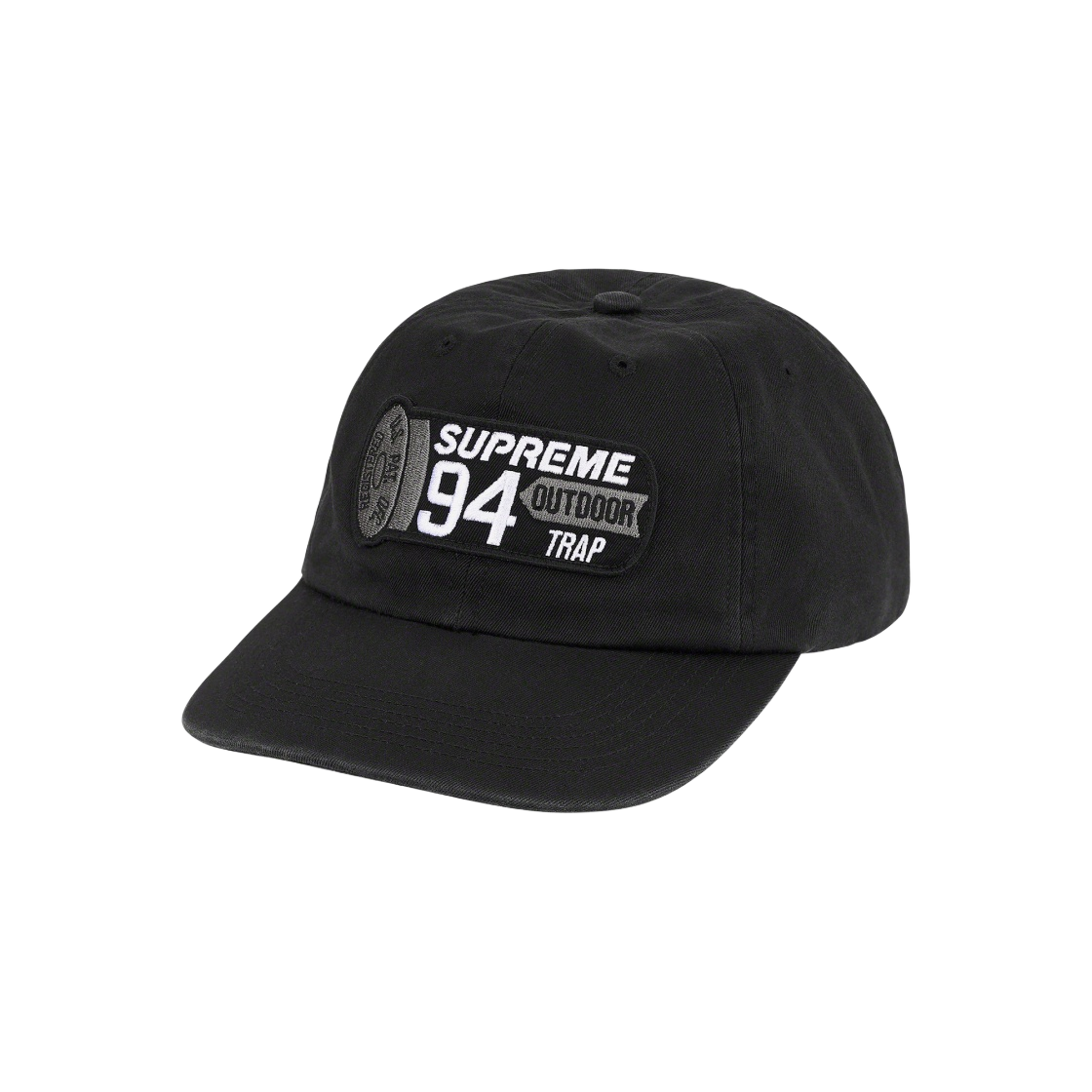 - Supreme Shell Patch 6-Panel Black - 21SS - 대표 이미지 #1