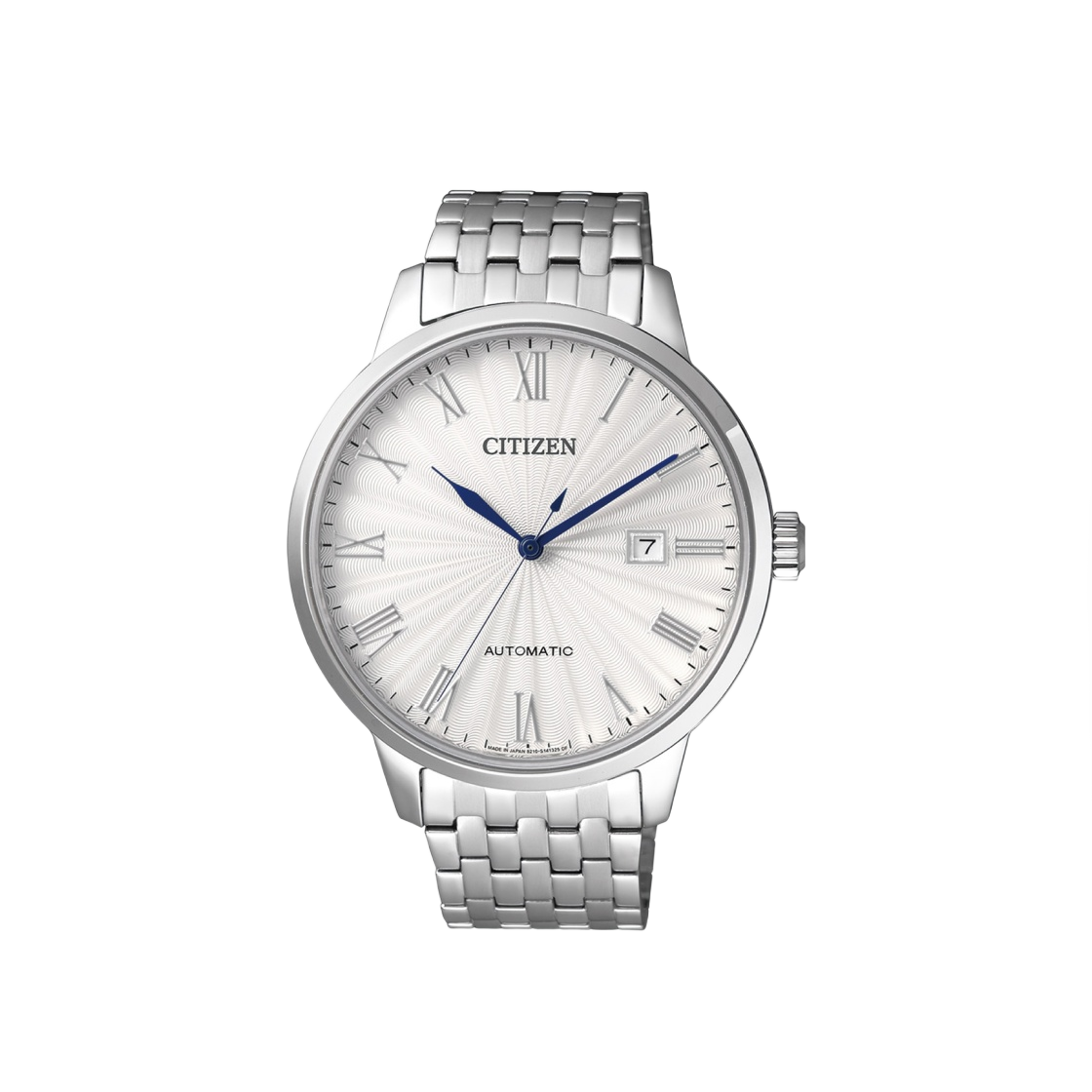 NJ0080-50A Citizen Mechanical Automatic 42mm Stainless Steel White Silver
