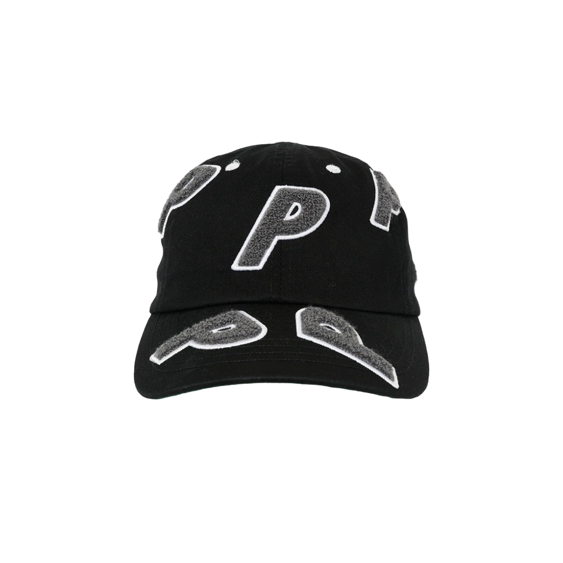 팔라스 셔닐 멀티 P 6-패널 캡 블랙 - 22SS(Palace Chenille Multi P 6-Panel Black - 22SS) - 2