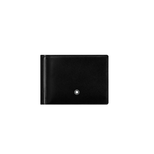 Montblanc Meisterstuck 6cc Money Clip Wallet Black