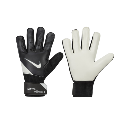(Kids) Nike Match Goalkeeper Gloves Black Dark Grey White