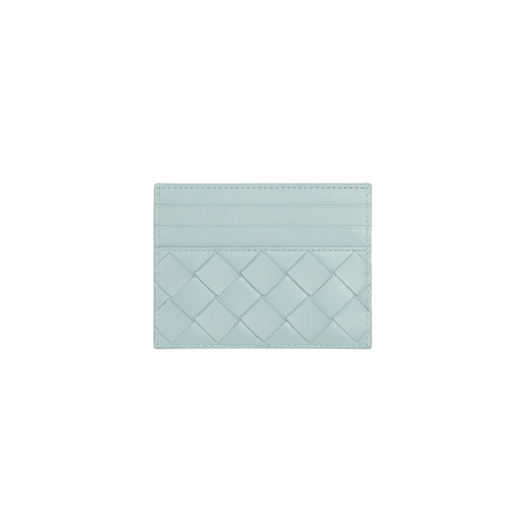 Bottega Veneta Credit Card Case Teal Washed