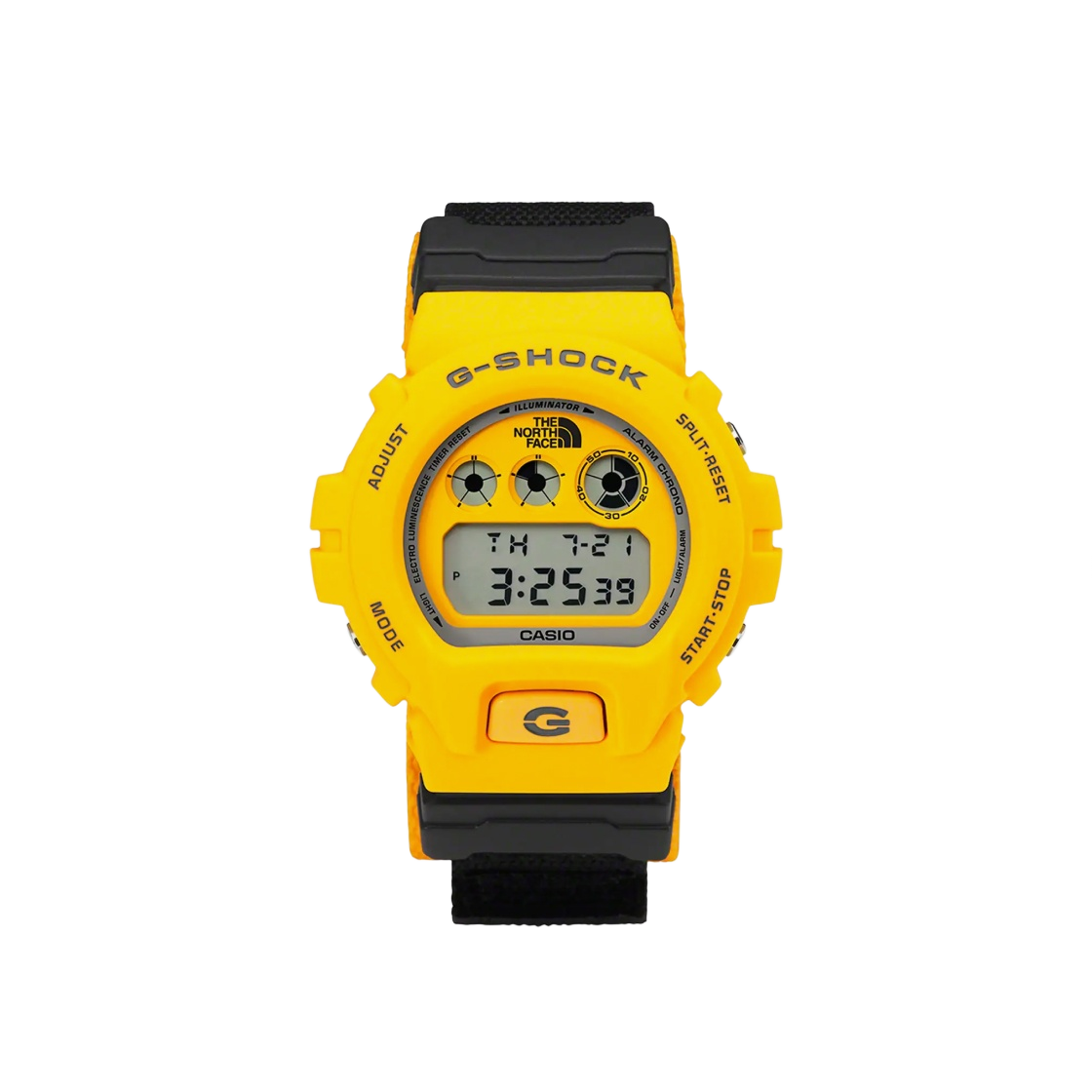 카시오 지샥 x 슈프림 x 노스페이스 DW-6900 옐로우(Casio G-Shock x Supreme x The North Face DW-6900 Yellow)
