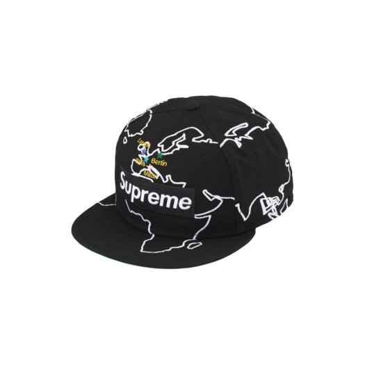 슈프림 월드와이드 박스로고 뉴에라 캡 브라운 - 23FW | Supreme