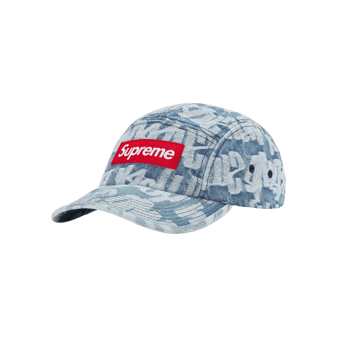新入荷 자카드 팁 팻 슈프림 데님 KREAM | Supreme | 22SS - 블루 캠프캡 帽子
