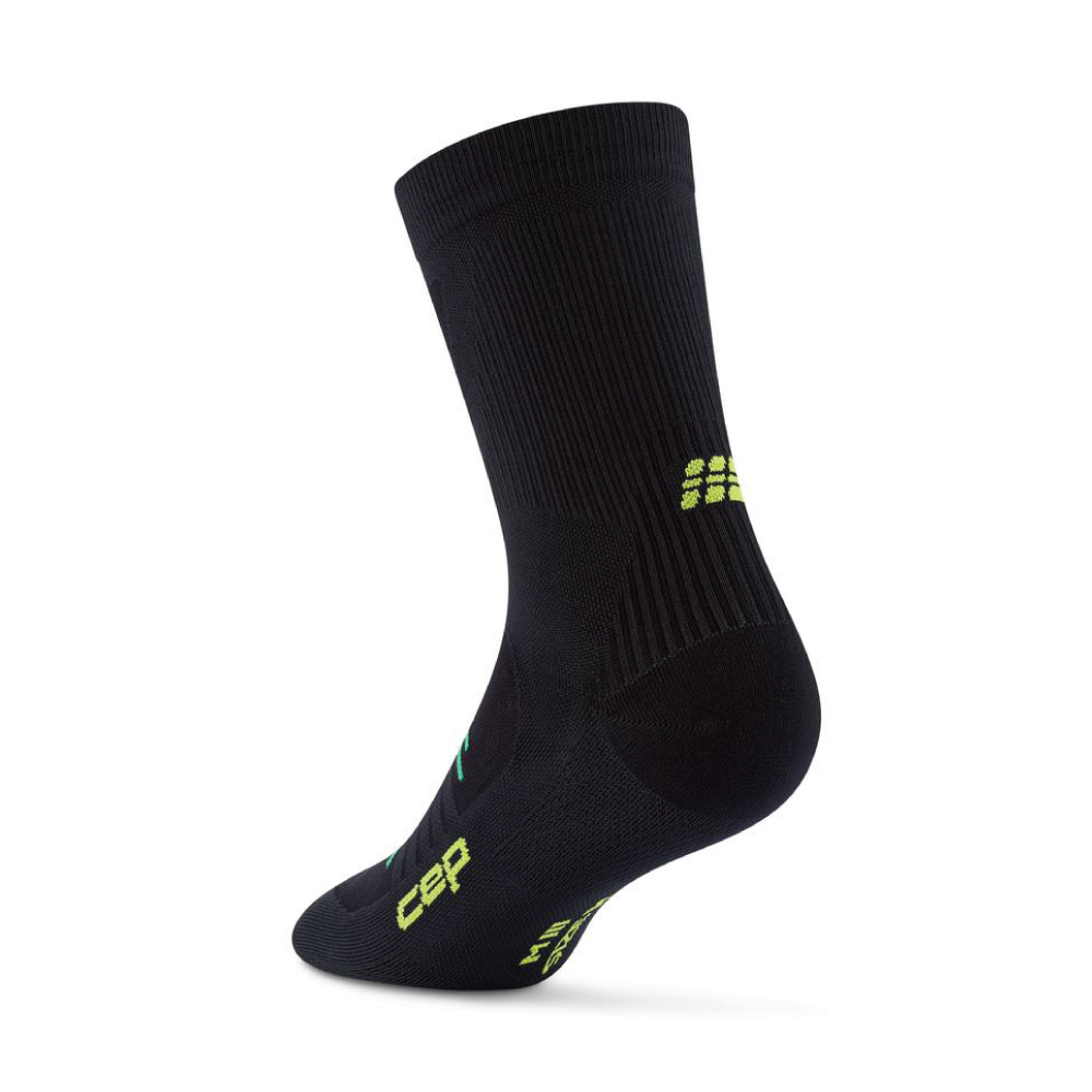 CEP 프로 울트라라이트 미드컷 런삭스 블랙(CEP Pro Run Ultralight Socks Mid Cut Black Men) - 2