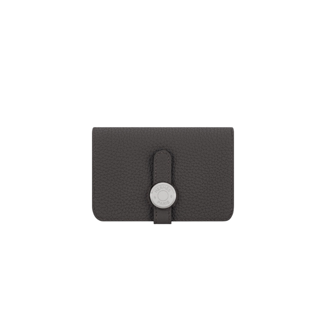 H044083CK8F Hermes Dogon Card Holder Togo & Palladium Gris Etain - 대표 이미지 #1