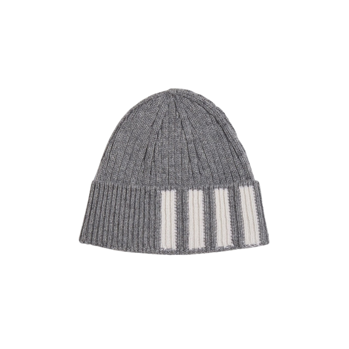 톰브라운 립드 비니 라이트 그레이(Thom Browne Ribbed Beanie Light Grey) - 1