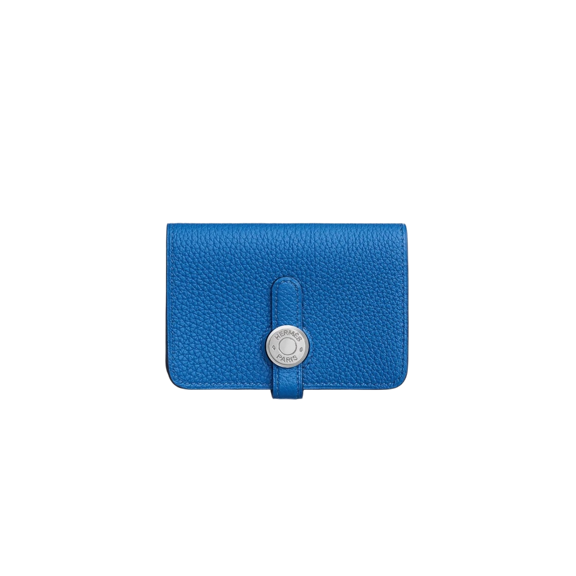 中古★Hermes Dogon Card Holder Evercolor & Palladium Feu★ HERMES Dogon Card Holder Noir PHW - Timeless Luxuries