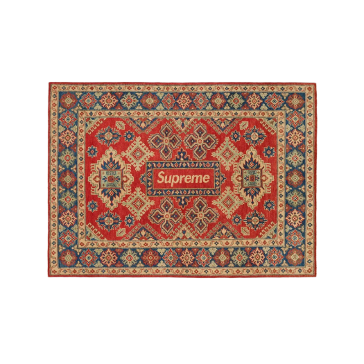 Supreme 多量 Woven Straw Mat Black