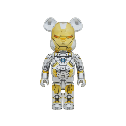 Bearbrick x Hajime Sorayama Iron Man 1000%
