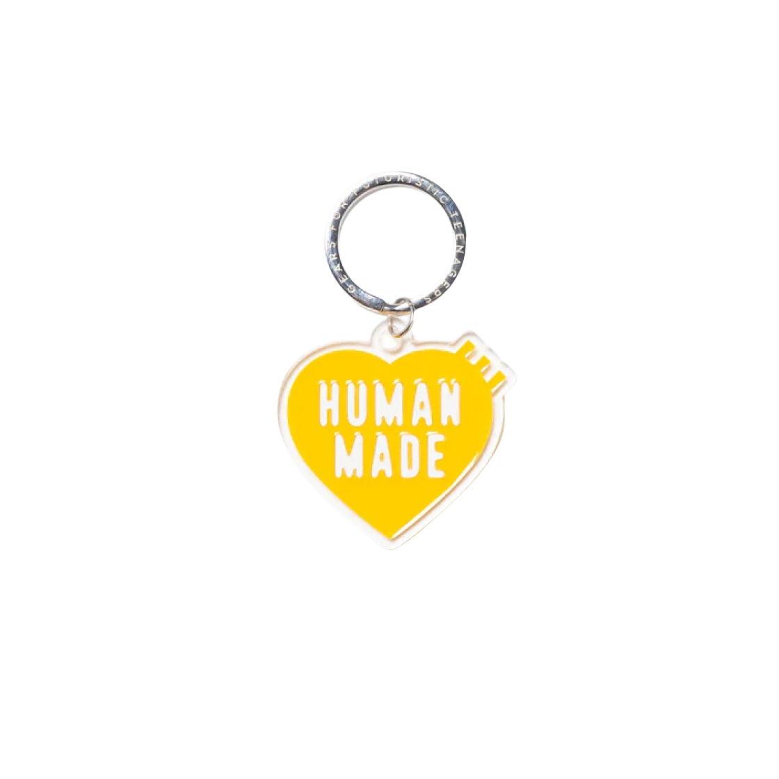 - Human Made Acrylic Heart Keyring Yellow - 대표 이미지 #1