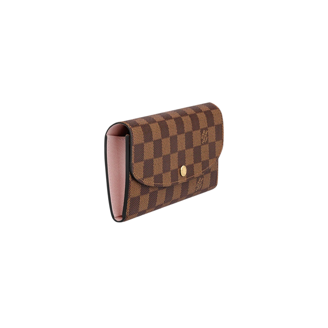 N60214 Louis Vuitton Emilie Wallet Damier Ebene Rose Ballerine Pink - #2