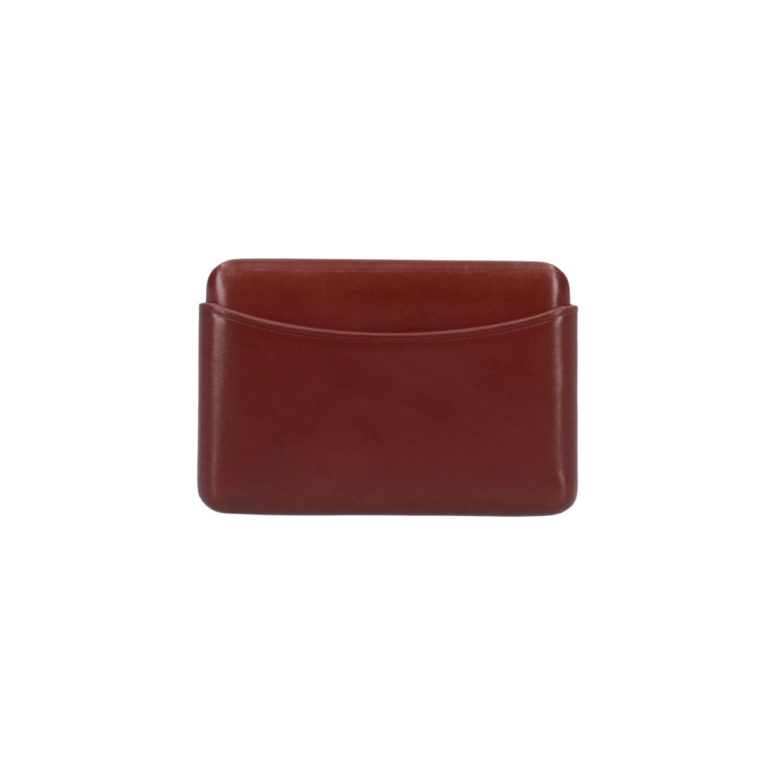 르메르 몰디드 카드 홀더 베지터블 탠 레더 체리 마호가니(Lemaire Molded Card Holder Vegetable-Tanned Leather Cherry Mahogany)