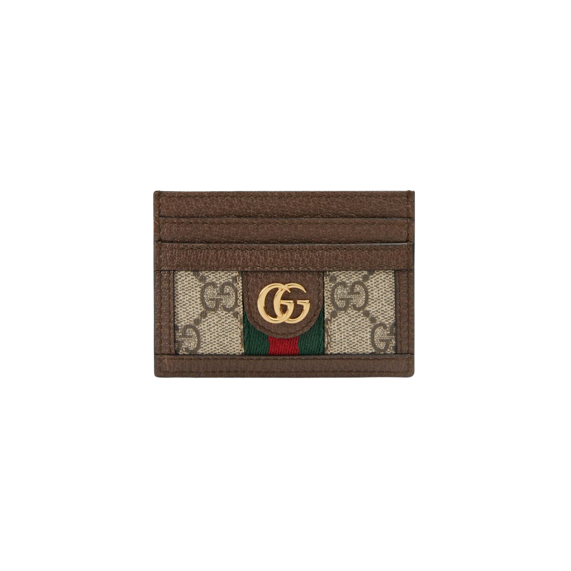 523159-96IWG-8745 Gucci Ophidia GG Card Case Beige Ebony - 대표 이미지 #1