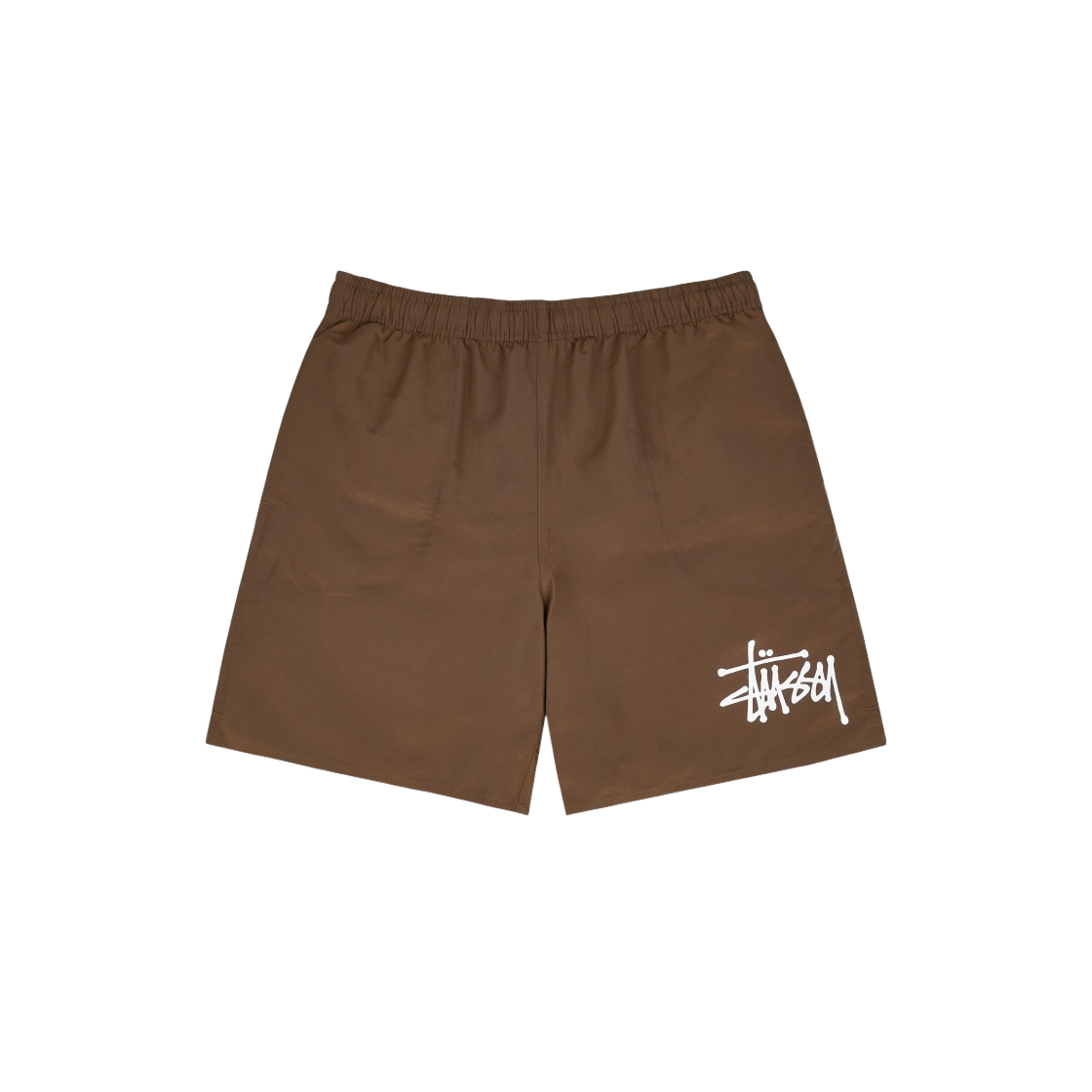 113156 Stussy Big Basic Water Shorts Coffee - 대표 이미지 #1