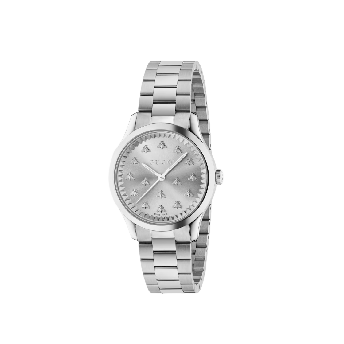 YA1265031 (W) Gucci G-Timeless Quartz 32mm Steel Silver with Bees