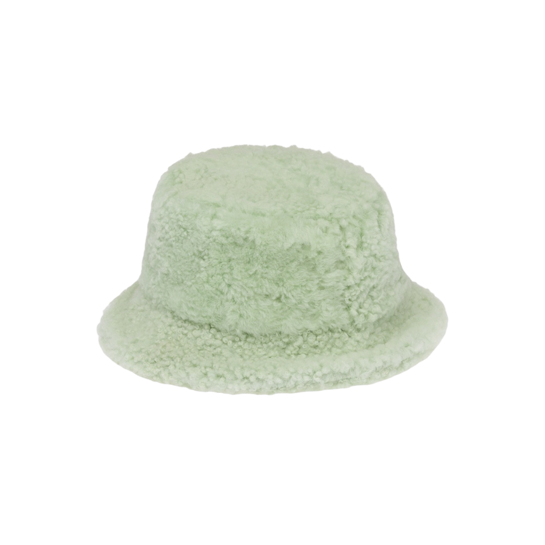 (W) 미우 미우 셔링 버킷햇 아쿠아((W) Miu Miu Shearling Bucket Hat Aqua) - 2