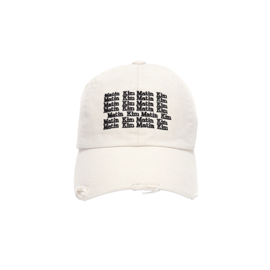 마뗑킴 레터링 볼캡 네이비 | Matin Kim | KREAM
