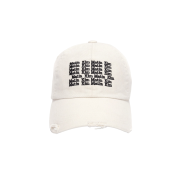 Matin Kim Lettering Washed Ball Cap Ivory