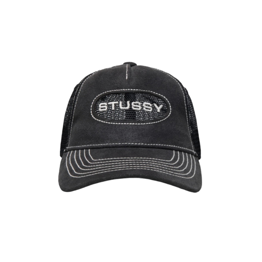 스투시 로우 프로 트러커 8볼 스냅백 블랙 | Stussy | KREAM